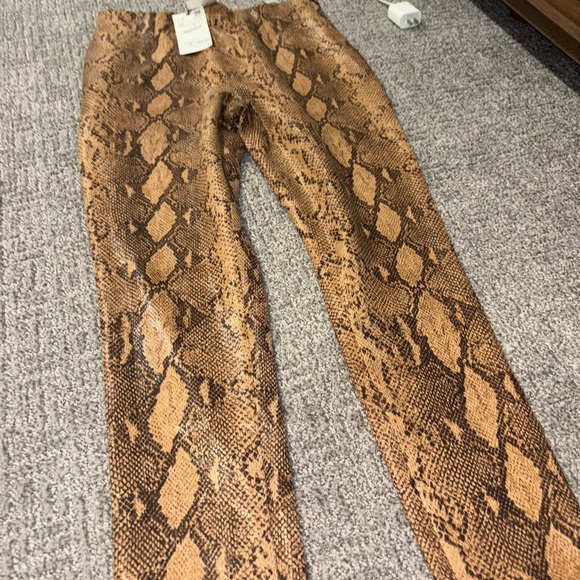 Snake Print Pants - Picture 1 of 4